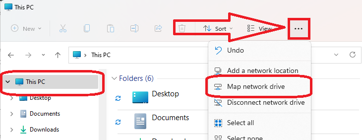 Windows 11 Map Drive Ribbon