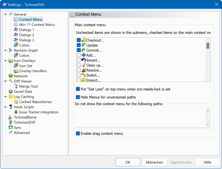 Settings Dialog